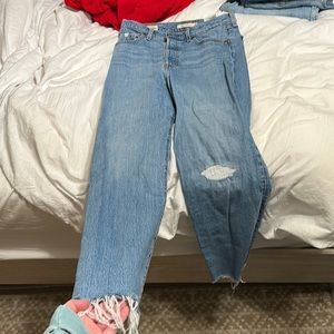 LEVI JEANS RIBCAGE STRAIGHT